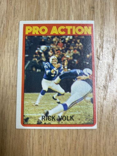 1972 Topps Football Rick Volk Pro Action Card #125 - 第 2/4 張圖片
