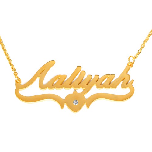 Name Necklace - 18ct Gold Plated 
