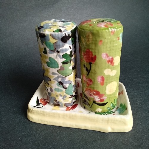Anthropologie Appoline Floral Salt & Pepper Shaker Set - Picture 5 of 7