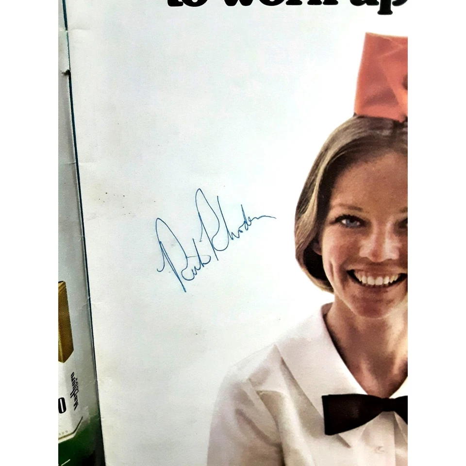 1977 Los Angeles Dodgers Angels Scorecard Magazine Rick Rhoden autógrafo Foto 2 de 4