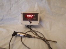 Pressure Sensor and Pressure Indicator Display - 0 to 6 BAR
