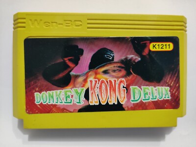  Super Donkey Kong Xiang Jiao Chuan - RARE Famicom Famiclone Nes Cartridge