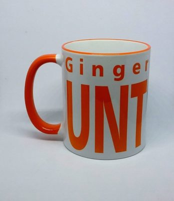 Personalisierte unhöfliche Gingerfotze lustige Kaffeetasse fabelhaft elend lustig Noseycunt