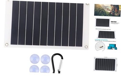 Solar Panel, 10W 5V Portable Solar Power Panel Charger USB Flexible Solar 