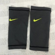 Nike Soccer Shin Guards Thin Fabric Dark Grey Sports Equipment Football