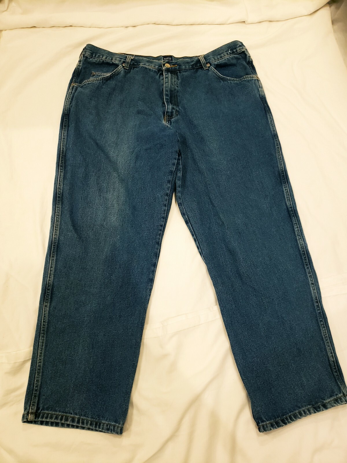 MEN'S BASIC EDITIONS DENIM BLUE JEANS PLUS SIZE TAGGE… Gem