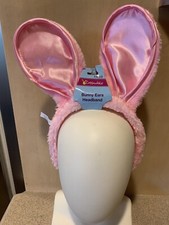 Pink Easter Bunny Ears Costume Headband Cottondale OSFM - NWT
