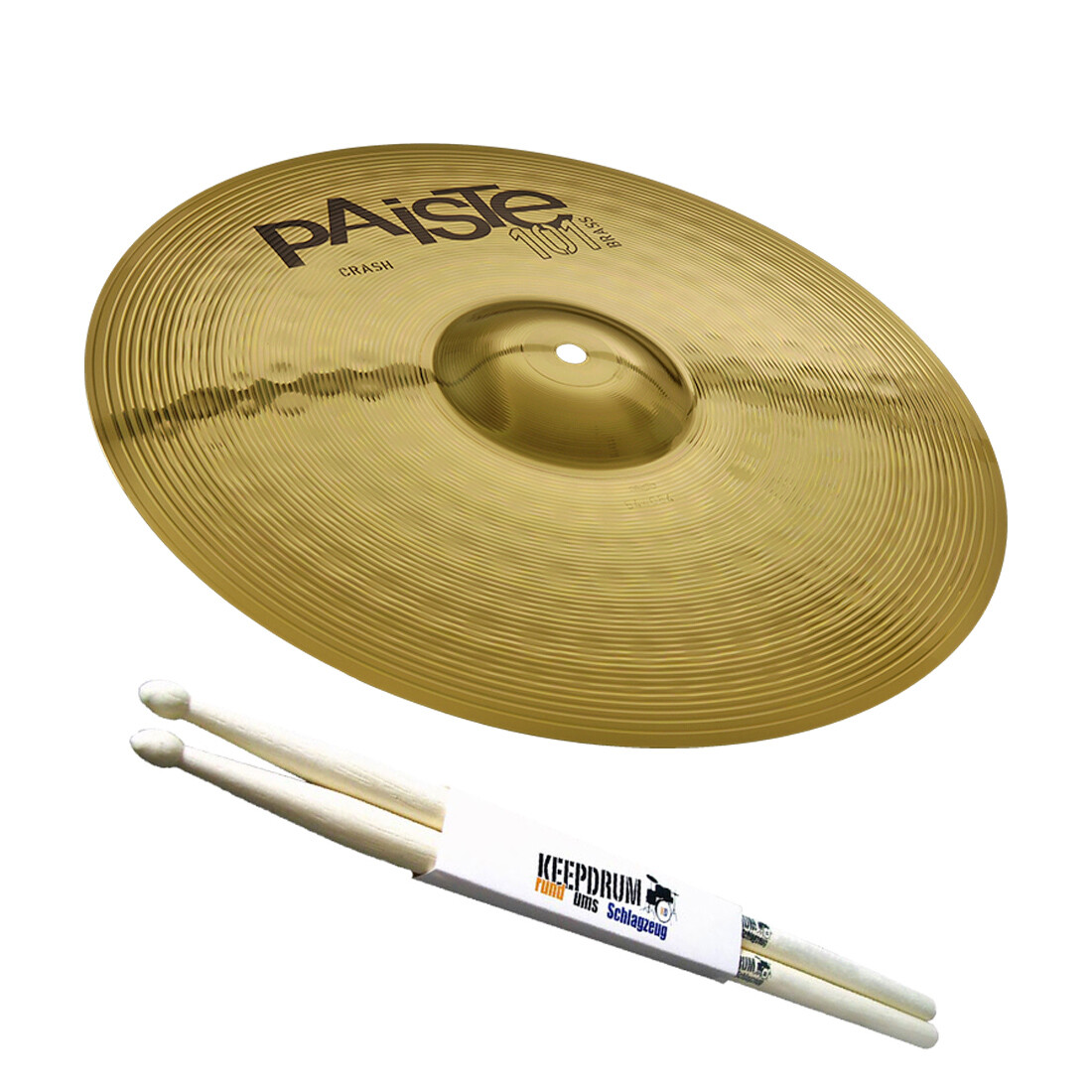 Барабанные палочки PAISTE 101 Brass 14 Crash Becken 5A keepdrum 11290₽