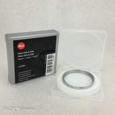 Brand New Leica Silver Uva II E46 46mm filter for Leica Summilux-M 35 50 1.4