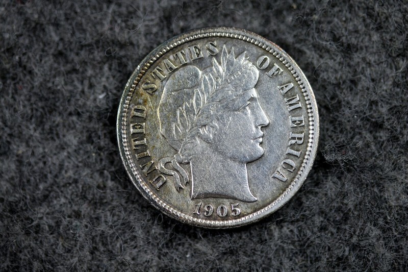 ESTATE FIND 1905 - S Barber Dime!!  #J12062