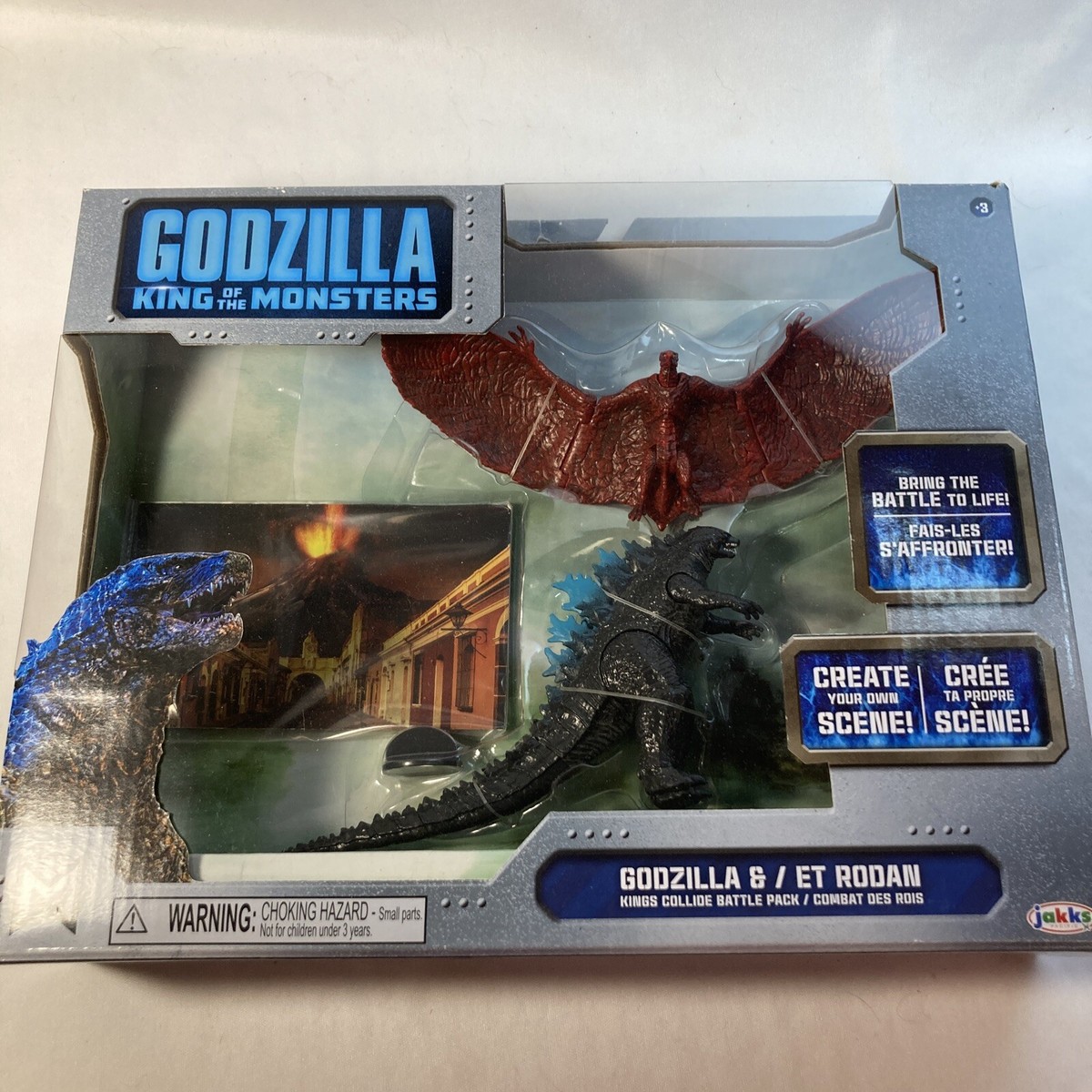 レア☆ゴジラvsラドンinNew york☆アメトイGODZILLA RODAN レア