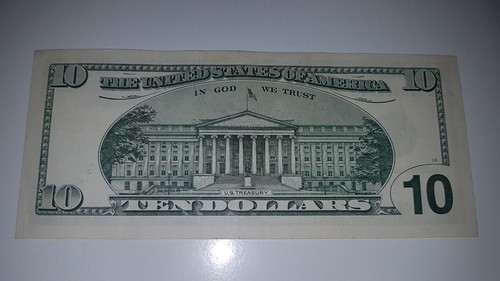 usa 10 dollar banknote series 2003 unc selten