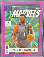 2024-25 Panini Donruss - Net Marvels Zion Williamson #18 Press Proof Purple