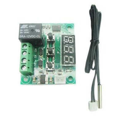 2pcs W1209 12V Mini Digital Incubation Thermostat Temperature Controller Switch
