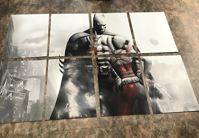 8 Pc Batman Harley Quinn Poster In Gotham For 1 Frame Or 8 Frames 33 T X 47 W