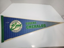 Imperfect - Northwest League Eugene Emeralds Vintage 1994 Team Logo Pennant