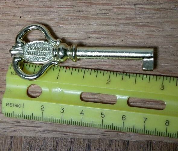 Howard Miller Grandfather Clock Door Key - New Style - Also works for ...