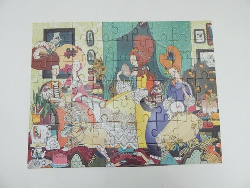 Mudpuppy Princess Tea Party Children's 63 Piece Puzzle 18" x 14" - Picture 2 of 6