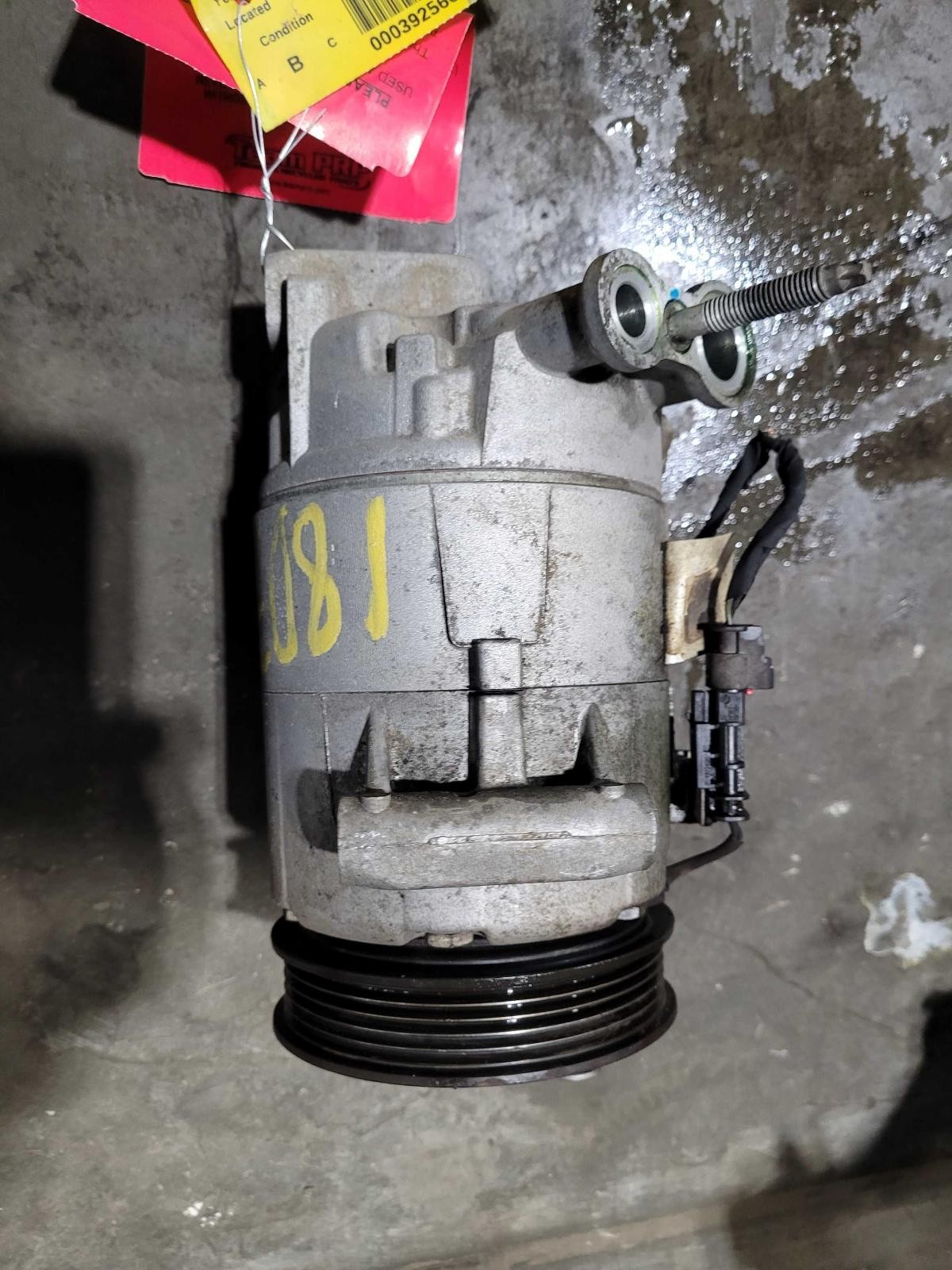 Used A/C Compressor fits: 2018 Chevrolet Colorado gasoline 3.6 Grade B