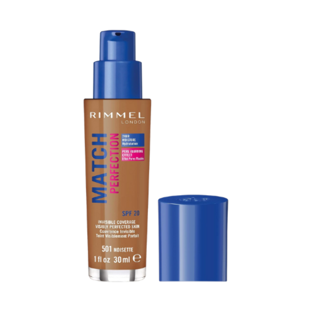 Rimmel Match Perfection Foundation – 501 Noisette