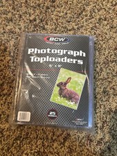 Pack of 22 BCW 6x8 Rigid Hard Plastic Photo / Print Topload Holders and sleeves