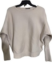 Tahari Cream Color Medium Sweater