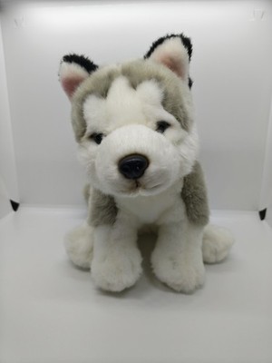 Realistic Floppy Husky Puppy 10'' Plush Stuffed Animal Dog Soft Toy go!