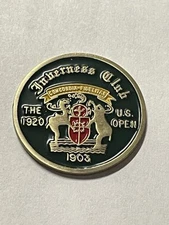Rare 1920 U.S. Open Championship 1" Coin Style Golf Marker - Inverness Club