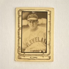 Conlon Sports Promotions Baseball Legends Al Lopez #5 1983 Cleveland Base Set