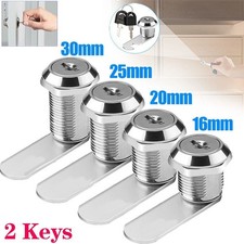 Furniture Cam Lock with 2 Keys Drawer Cabinet Mailbox Door Lock