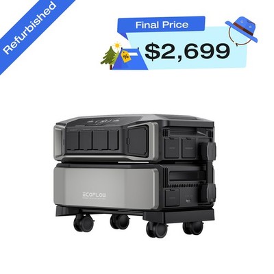 EcoFlow DELTA Pro Ultra 6kWh Power Station LiFePO4 Battery Certified  Refurbished | eBay