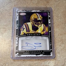 SAGE Artistry 2022 Derek Stingley Jr. Autograph #A-DSJ LSU Tigers Houston Texans