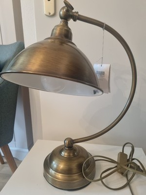 Laura Ashley Lampe aus Messing 3,5KG Schwanenhals Vintage Industrie