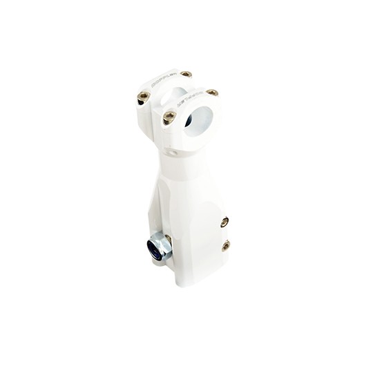 Fourche scooter Doppler blanche pour tuning Peugeot Ludix suspension avant 22mm