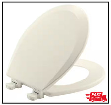 Bemis 500EC 346 Round Toilet Seat Biscuit Durable Enameled Wood Easy Clean Free
