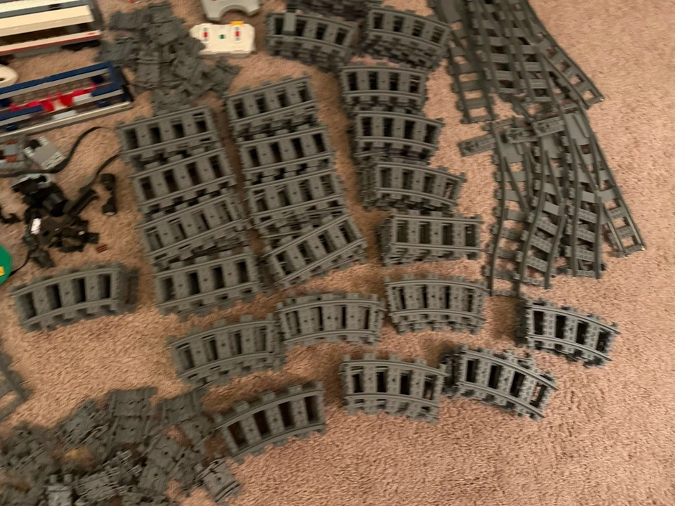 Lego City RC Juego Tren de Carga 60052 7897 Vagones Camión Locomotora LEER INCOMPLETO Foto 4 de 4