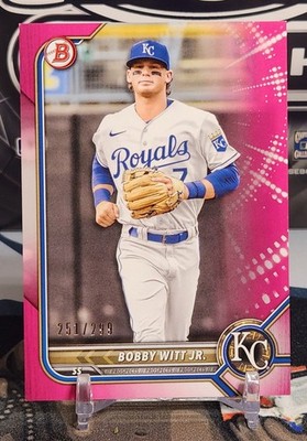 2022 Bowman Prospects Bobby Witt Jr #BP-146 Pink /299 Kansas City Royals MLB