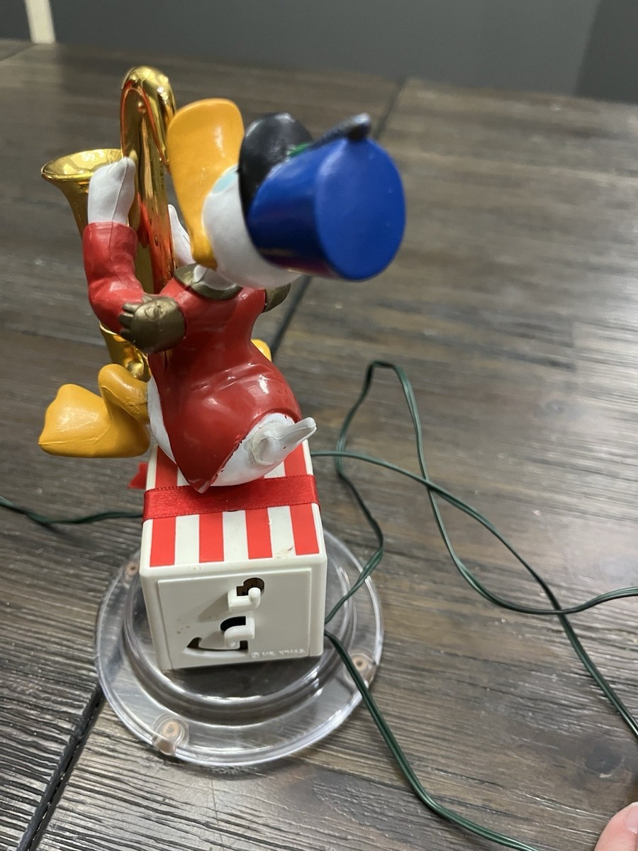 Vintage Mr Christmas Disney Mickey's Brass Band Animated NO MUSIC
