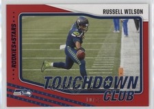 2021 Panini Rookies & Stars Touchdown Club Red Blue 10/15 Russell Wilson 9o3