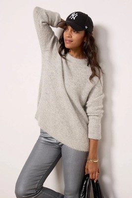 EVEREVE Women s Grey Pistola Isabel Pullover - Size Large