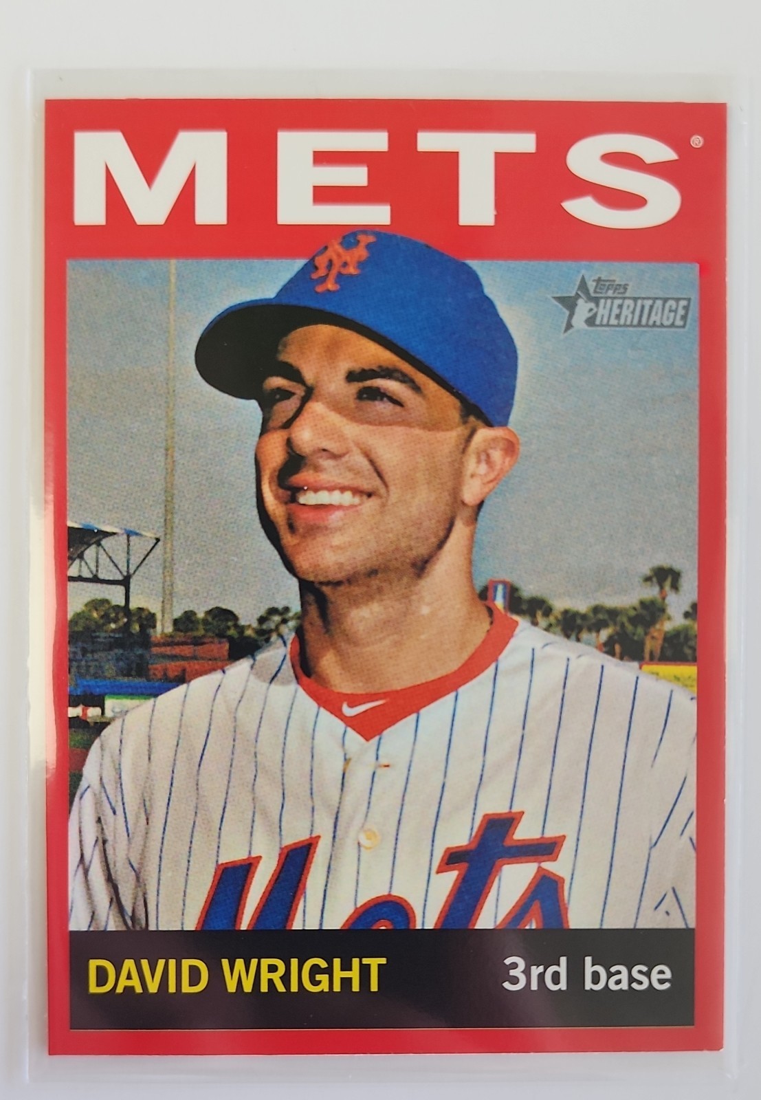 2013 Topps Heritage - David Wright #465 Red