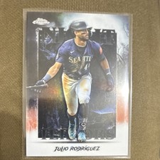 2025 Topps Chrome Update Series Night Terrors Julio Rodriguez Mariners #NT-15