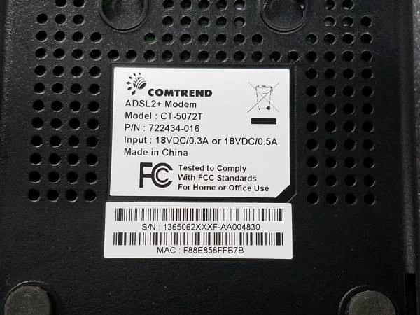 Comtrend Single Port Router ADSL2+ - Image 3 of 4