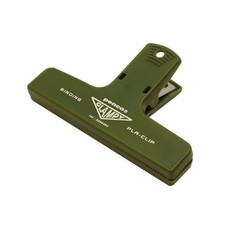 Hightide Penco Clampy Plastic Clip Khaki Stationery Office Japan NEW