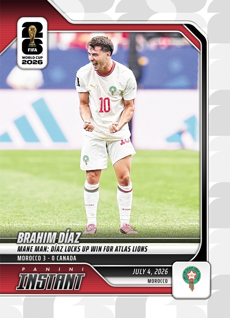 2026 Panini Instant FIFA World Cup Brahim Diaz #203 ~ Morocco ~ PR 69
