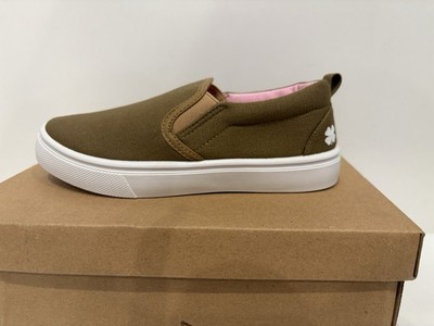 NEW Lucky Brand Little Girls Cognac Edie Sneaker Size 1