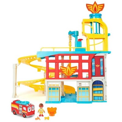 DISNEY JUNIOR FIREBUDS HQ PLAYSET FOR BOYS AND GIRLS AGES 3 AND UP - MULTICOLOR