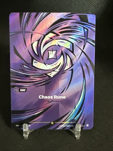Chaos Rune Alt Art R05a Riftbound Vendetta | eBay