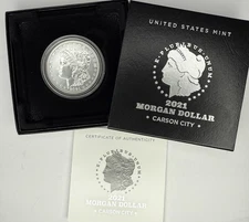 2021 CC Morgan Silver Dollar $1 BU++ ‼️OGP & COA‼️