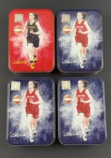 4X Caitlin Clark PUSTY WNBA Wybierz partię puszki czerwony niebieski + Sabrina & A'ja (6 sztuk)
